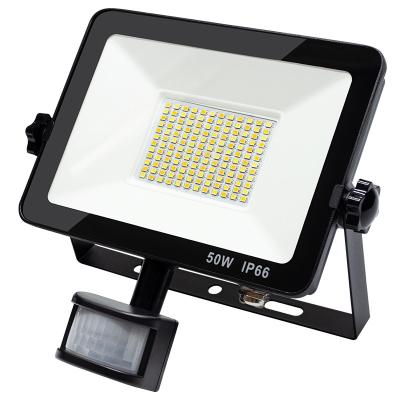 中国 Outdoor Motion Sensor Security Flood Light Led with Remote Control for Yard Garden IP66 販売のため