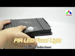 high lumen outdoor pir led flood light 30w remote control