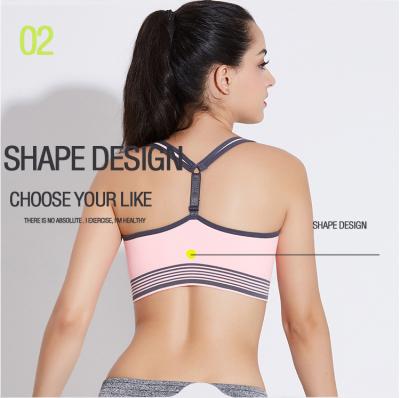 China Women's breathable plus size sports fitness custom beauty back gym wear adjustable yoga tiktok y-shaped sportbra for sale