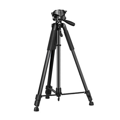 China Portable Flexible Tripods Upgrade 170cm Aluminum Photography Mobile Phone Tripod Black Tripod Professional Camera Tripod Stand for sale