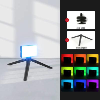 China Mini 140pcs Beads Video Light Studio Kit Professional Audio Camera Photo 4000mAh RGB Led Light Panel Vlog Fill Lighting for sale