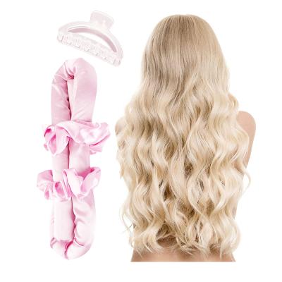 China 2022 New Arrivals Headband Hair Curler Heatless Hair Curls Rollers Mulberry Silk Curving Soft Magic Hair No Heat Hair Curler for sale