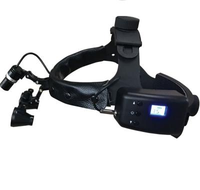 China KS-R01 Metal Metal Headlamp Headwear Medical Type LED Headlamp With Battery With Binocular 2.5X Magnifier ENT Surgical Headlamp for sale