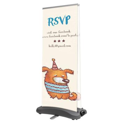 China Water Base High Quality Outdoor Portable Roll Up Display Custom Retractable Banner Stand for sale