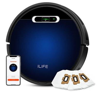 China RV ILIFE B5 Max Robot Vacuum 2000Pa Wi-Fi Suction Connected Works with Alexa Large Dustbin and Vacuum Bags Vacuum Cleaner Robot for sale