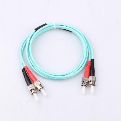 China MM-ST/UPC DX-3.0mm-2M ST/PC 3.0mm Jumpers Cables Fiber Optic Patch Cord for sale