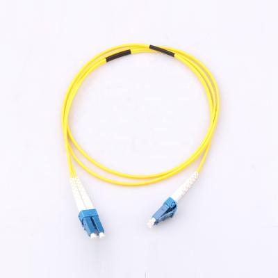 China FTTH FTTH Mode LC/PC 1m Patch Cord Single Optical Fiber Optic Price 2.0mm for sale