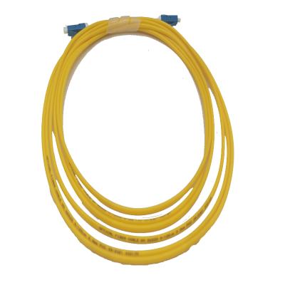 China High Quality Brand New Flexible Fiber Optic Lcupc Fiber Optic Patch Cord Telecom Communication Fiber Optic Cable Ftth PVC Jacket Communication Cable for sale