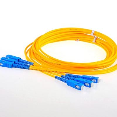 China Professional FTTX DAMU factory price manufacturer SC/UPC single mode simplex 0.9/2.0/3.0mm fiber optic patch cord for sale