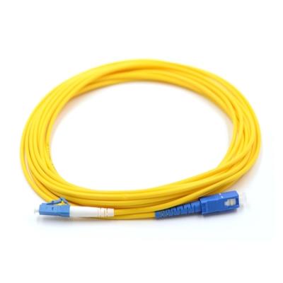 China Telecom Communication SC UPC PC Patch Tie 2.0mm SC APC PVC Fiber Jumper Cable SC UPC Fiber Optic Patch Cord 3.0mm for sale