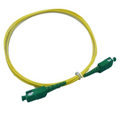 China Telecom Communication Fiber Optic PVC Ftth Patch Tie Scapc Simplex SM G625D 2.0mm Scapc Patch Cord for sale