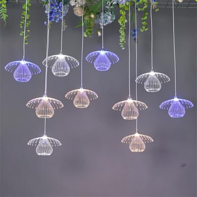 China Wedding A model 10 head double dandelion chandelier  lights decoration events wedding decorative lights for wedding led light stand for for sale