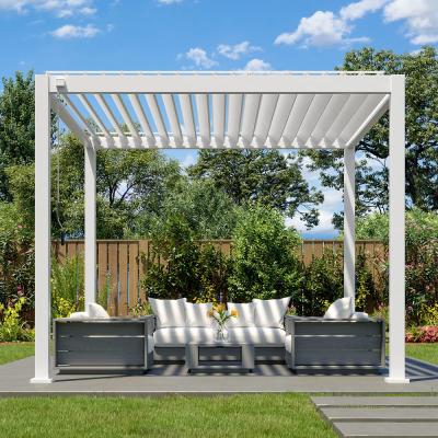 China Telhado de alumínio moderno pergola resistente à ferrugem UV à venda