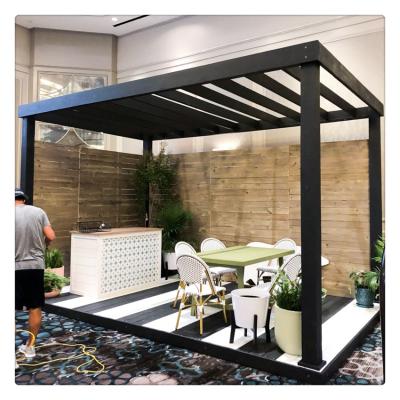 China OEM / ODM Moderne Aluminium Pergola Met Louvered Dak 3x4 3x3 Te koop