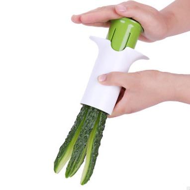 China Viable Hot Sale Plastic Cucumber Cutter And Graters Fruit Slicer for sale