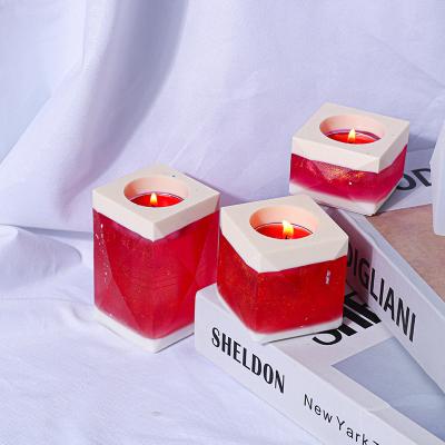 China 2022 New Design Custom Container Large Candle Mold Viable Unique Candle Molds for sale