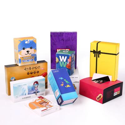 China Echo-friendly material and ink customize mixed color printed packaging design paperboard cardboard box for sale