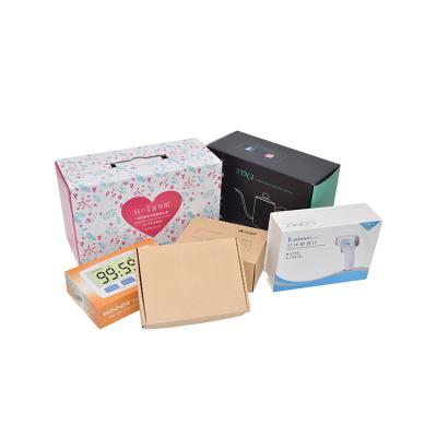 China high batch colorful material and ink sales customization printed color product echo-friendly packaging boxes custom logo for sale