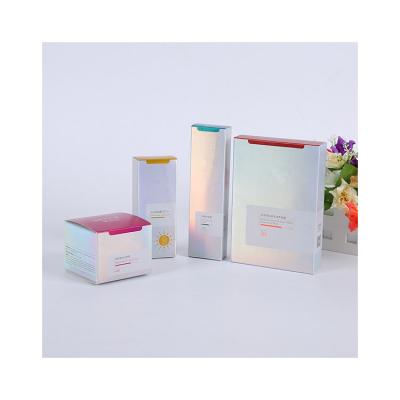 China echo-friendly material and ink customized custom mixed color coated design package box paper printed cosmetics for sale