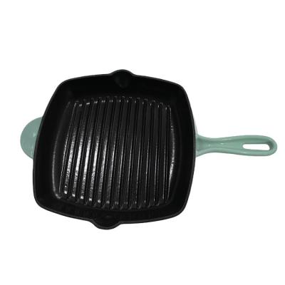 China Factory Supply Cookware CLASSIC Outdoor Cast Iron Stove Square Pan With Handle for sale