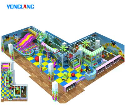 China Galvanized Pipe Customized Popular Colorful Commercial Kids Soft Kid Play Indoor Playground for sale