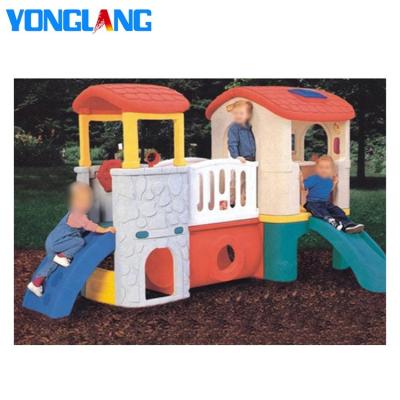 China Durable Popular Plastic Children Indoor Playhouse Playground Slide For Sale for sale