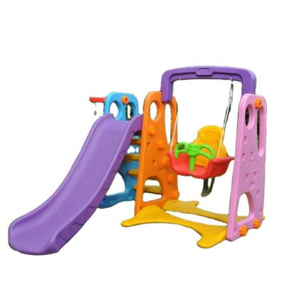 China 3-12years cheap price durable kids playground plastic outdoor swing and slide set for sale