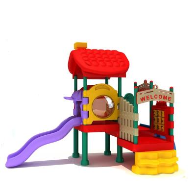 China School High Security Kids Outdoor Playground Equipment With Slides for sale