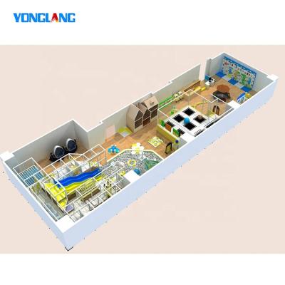 China Galvanized Soft Pipe YL-2-B043 Kids Indoor Playground From China Supplier for sale