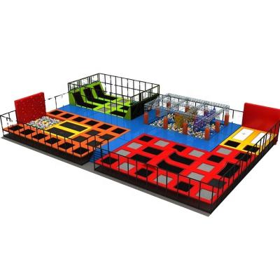 China With protective net YL25819 a commercial indoor residential park trampoline park for sale