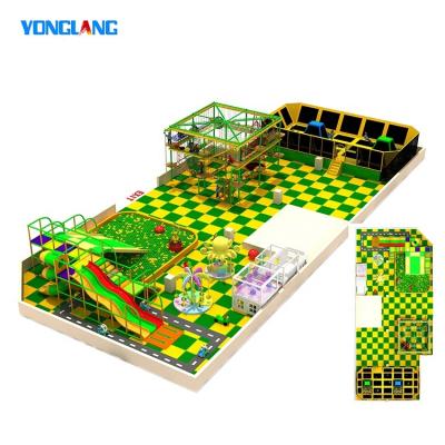 China With Protective Net Customized Color Child Trampoline Indoor Park for sale