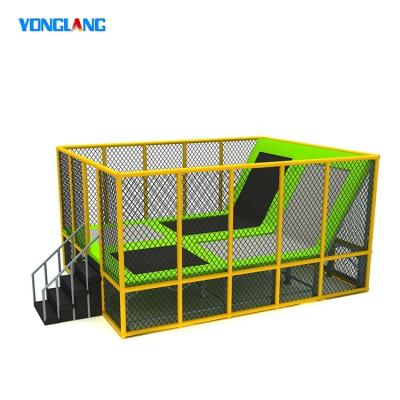 China With Big Protective Net Colorful Bungee Trampolines Park For Sale for sale