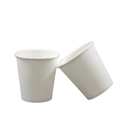 China Bio-degradable 3oz Custom Printed tast coffee advertise container small paper cups for sale