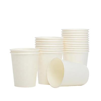 China Recyclable Eco - Friendly 530ml White Paper Disposable Single Wall Cup for sale