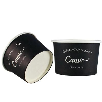 China Recyclable Graduated Disposable Personalized Ice Cream Cups Paper Cup for sale