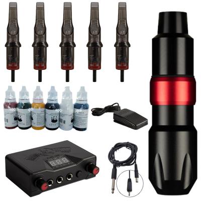 China Professional Tattoo Permanent Kits Purchase Customizable Wireless Tattoo Kits Supplies for sale