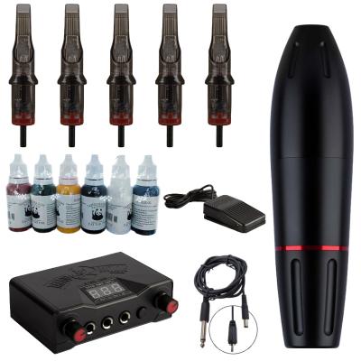 China Permanent Tattoo Pen Machine Pen Machine Set New Structure Tattoo Cartucho for sale