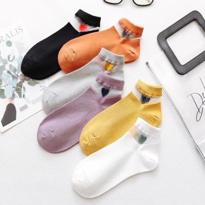 China Anti-Fault Summer Fresh Vintage Breathable Transparent Ultra-thin Women Socks Original Women's Fashion Women's Soft Socks for sale