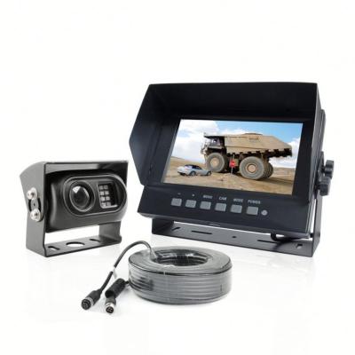 China Waterproof 7 Inch IP69K Monitor and Camera Snow Plow Truck Rear View Camera System for sale