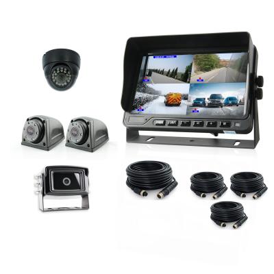 China Van RV Motorhome 7 Inch DVR Monitor Waterproof Snow Plow Heating Camera System With Heavy Duty Rear View Monitor for sale