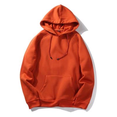 China Anti-pilling 2021 Hot Selling Cheap Men's Mask Orange Pullover Hoodies Cotton Men's Oversized Hoodie for sale