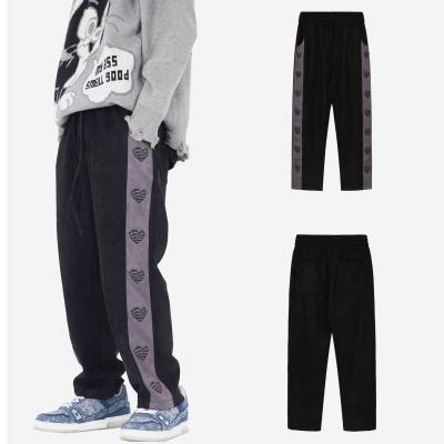 China Anti-pilling 2021 Customized design logo 100% cotton soft winter fashion men's loose pants for 2021 for sale