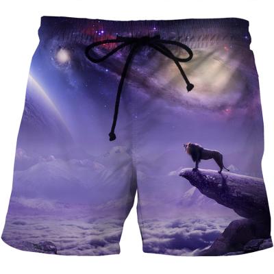 China Hot Sales Mens Anti-wrinkle Custom Clearly Printed Digital Mens Summer Beach Swim Shorts for sale