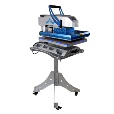 China Garment Shops Mecolour Swing Away Heat Press Machine With Slide Out Of Drawer for sale