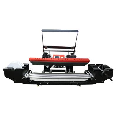 China Garment Shops Lanyard Heat Press With Feeding Device For Movable Lanyard for sale