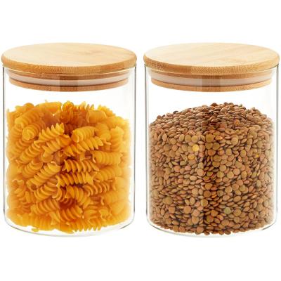 China Kitchen Jar Lids Glass Container Bamboo Lid With Straw Silicon Leafproof for sale