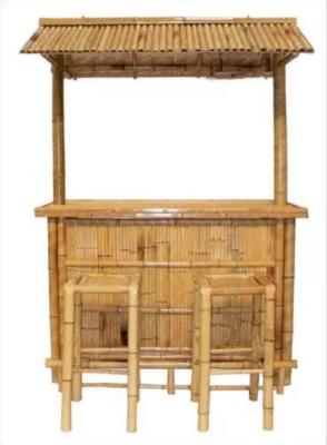 Chine Tabouret en bambou de Tiki Bar 2 de divertissement de plage 4 en bambou imperméables avec l'appui arrière à vendre