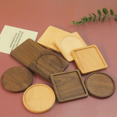 China Kaffee-Tray Squares /Round Öko-Satz der kundenspezifischen Bambusküstenmotorschiffe umweltfreundliche ursprüngliche hölzerne Bambusmatte zu verkaufen