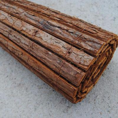 China Eco-friendly Outdoor Bark Fence Bark Screening Garden Fence Screening Movable Fence for sale