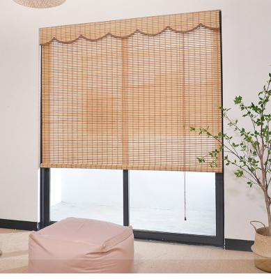 中国 Amboo Roman Shades, Roll Up Bamboo Blinds for Indoor Windows, Light Filtering UV Protection Natural Bamboo Shades 販売のため